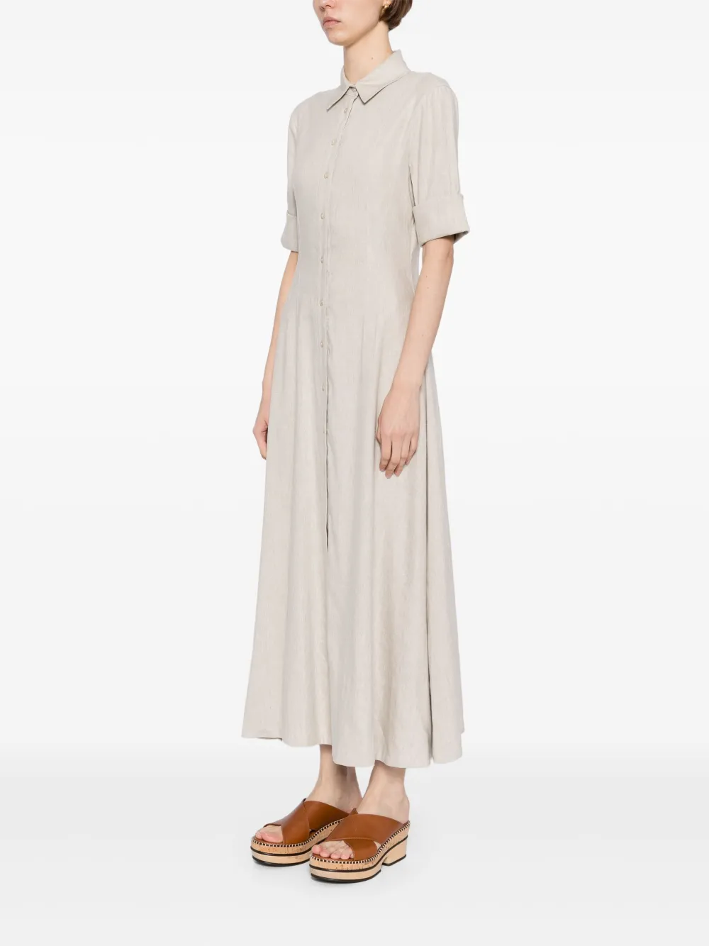 STAUD Joan maxi-dress Bruin