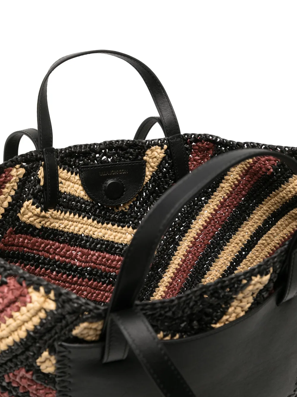 Ulla Johnson Lali grote shopper Zwart