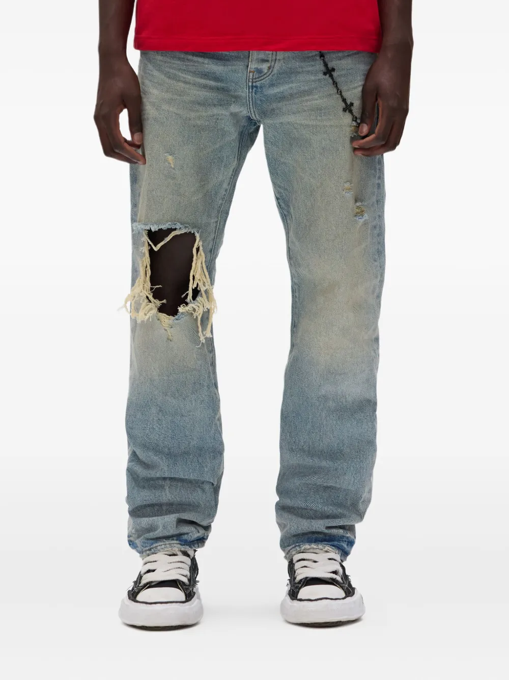 Purple Brand P011 Knee Blowout jeans LIGHT INDIGO