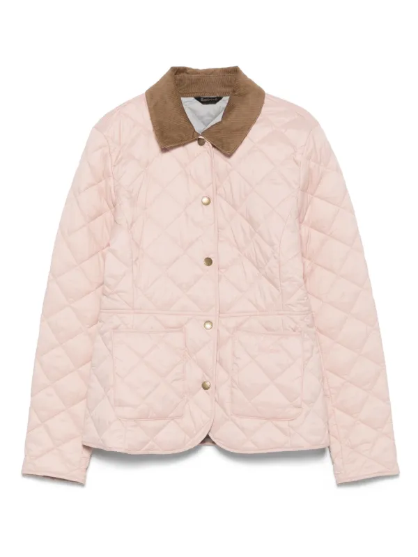 Barbour Deveron キルティングジャケット | ピンク | FARFETCH JP