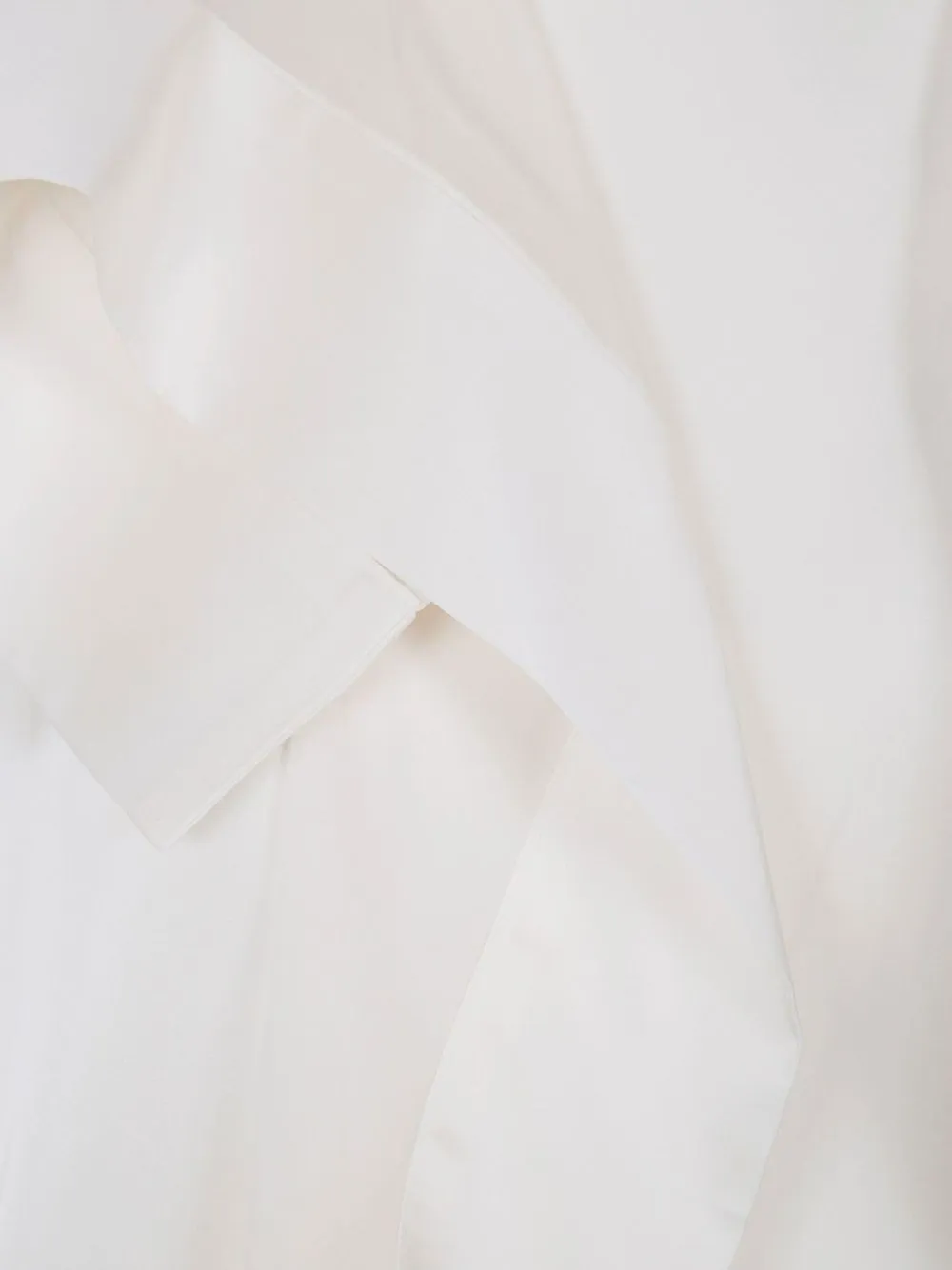 sacai Top met ruches Beige