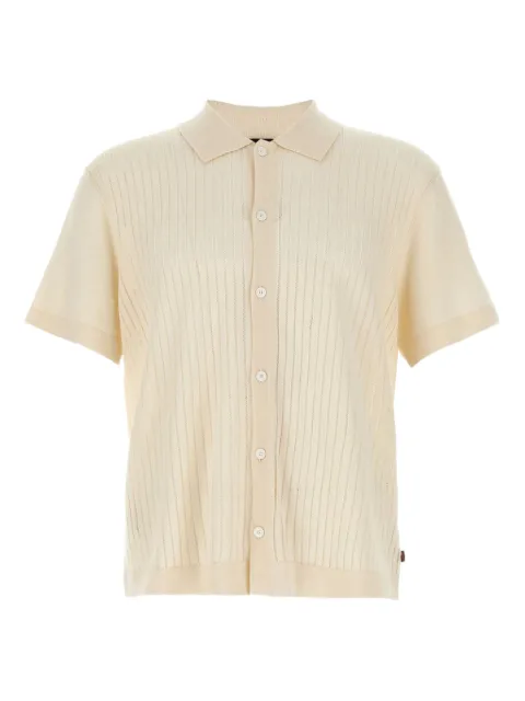 BOSS ribbed short-sleeve shirt