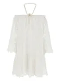 PINKO Evergreen off-the-shoulder lace dress - White