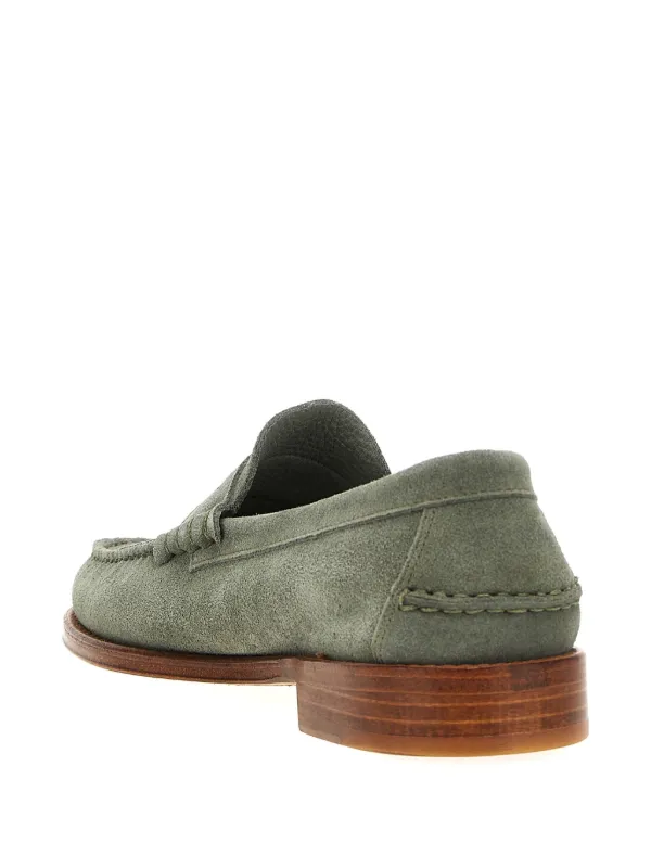 Paraboot Coraux スエード ペニーローファー | グリーン