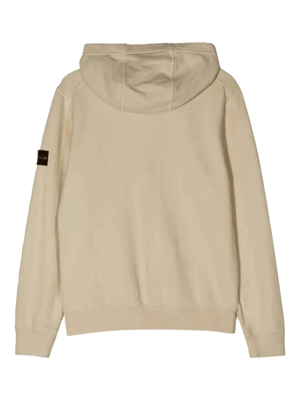 Stone Island Junior Katoenen hoodie Beige