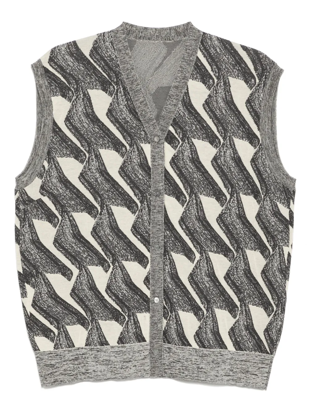 JNBY Canotta in maglia con stampa - Grigio