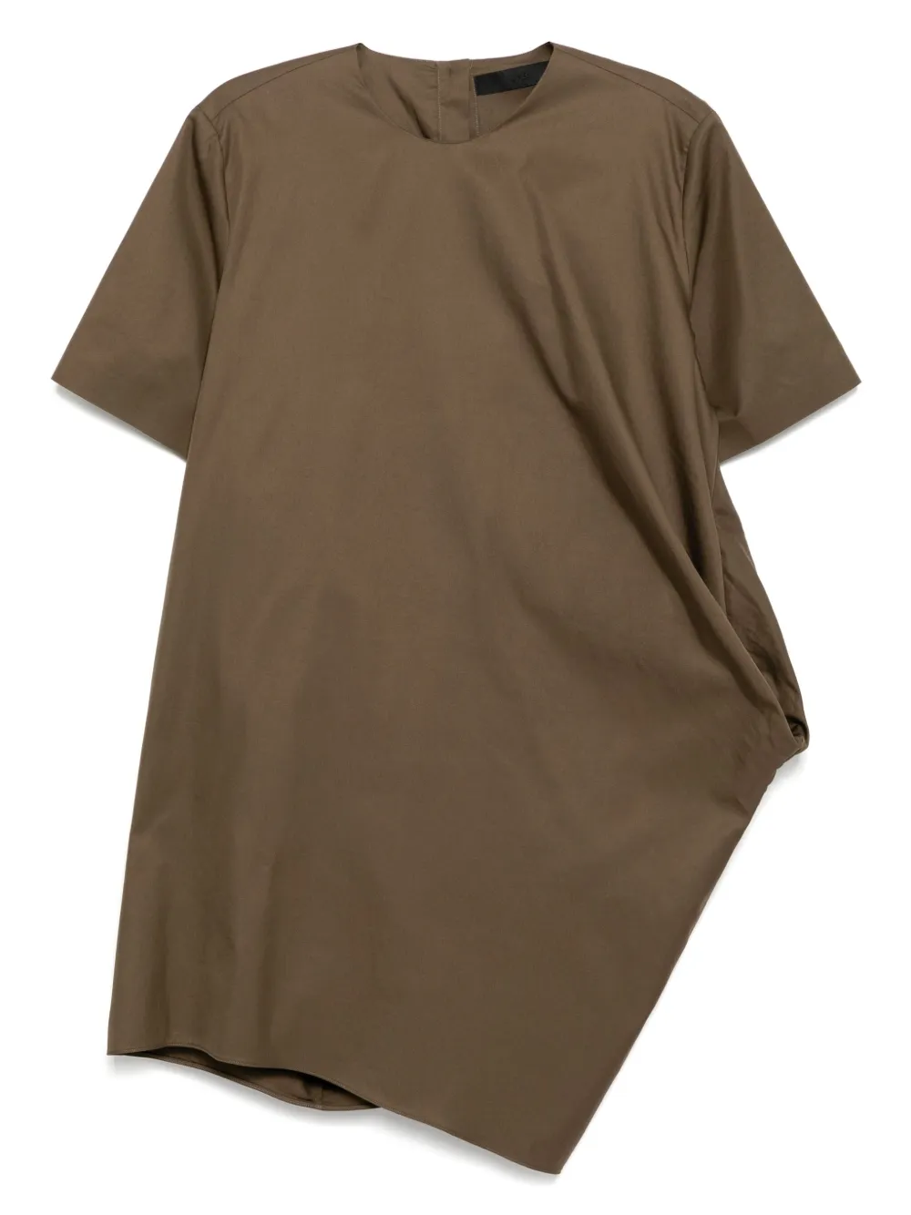 curved-hem dress