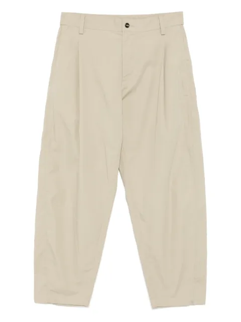 CROQUIS zip-up casual trousers