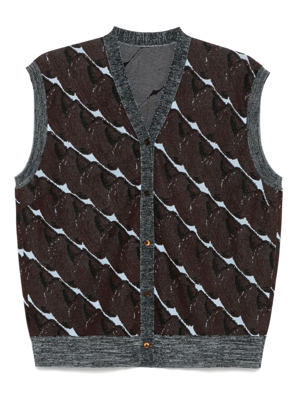 JNBY printed cardigan | Brown | Image 1