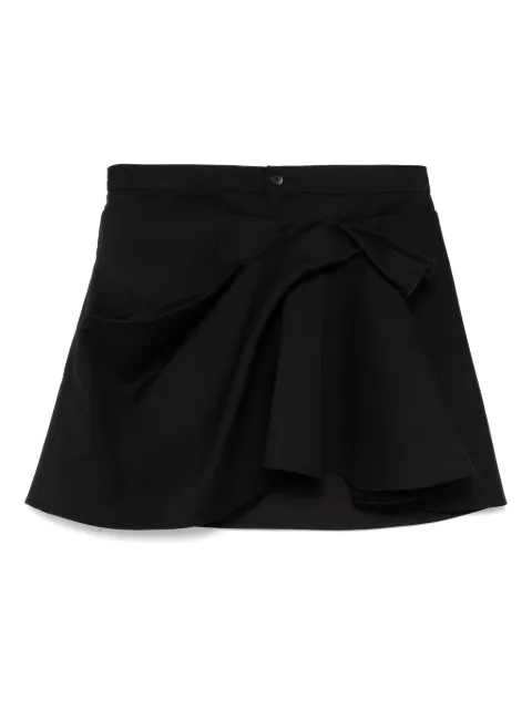 JNBY gather-detail mini skirt