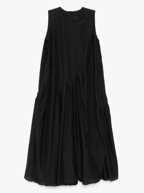 JNBY vestido plisado con dobladillo asimétrico