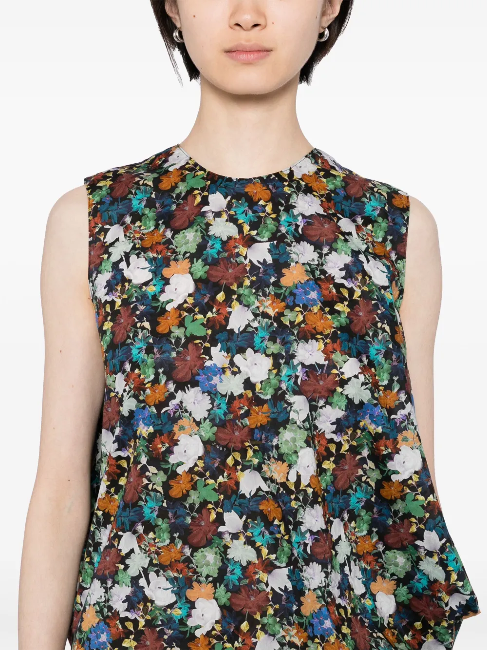JNBY Jurk met bloemenprint Zwart