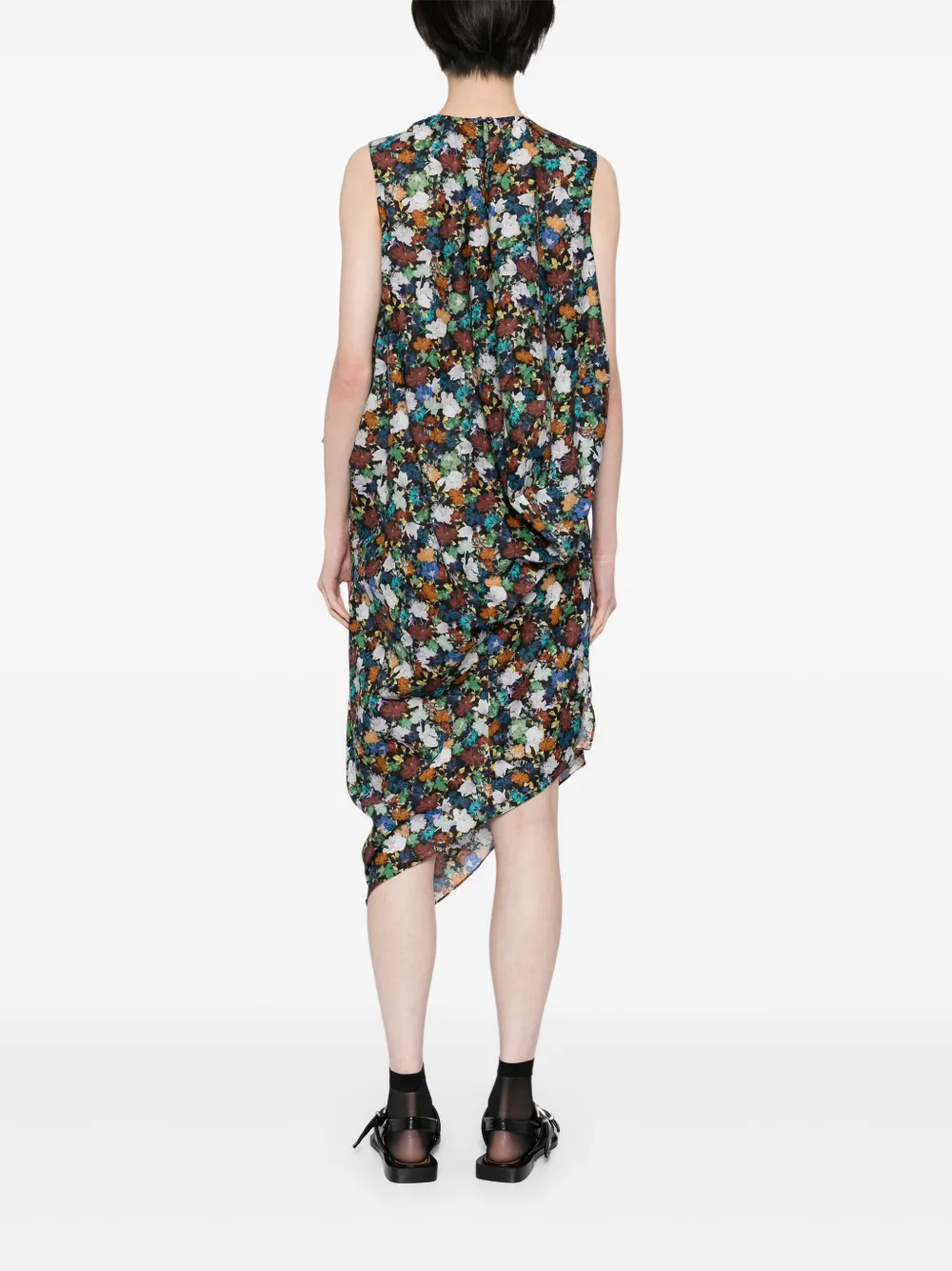 JNBY Jurk met bloemenprint Zwart