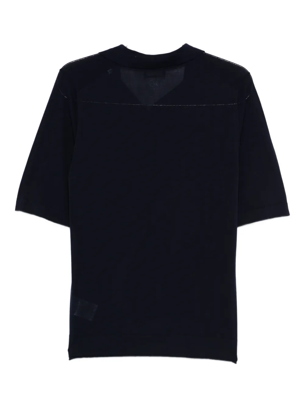 Ballantyne T-shirt met polokraag Blauw