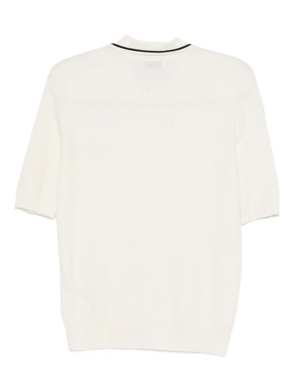 Ballantyne stripe-detail polo shirt Beige