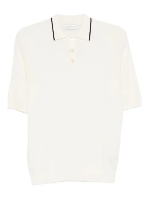Ballantyne stripe-detail polo shirt
