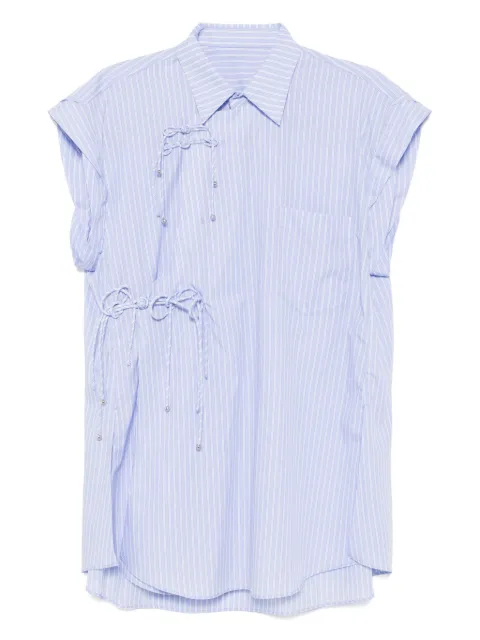 JNBY striped sleeveless shirt