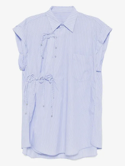 JNBY striped sleeveless shirt