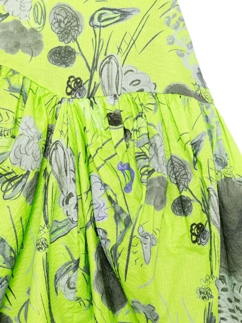 jnby by JNBY Jurk met print Groen