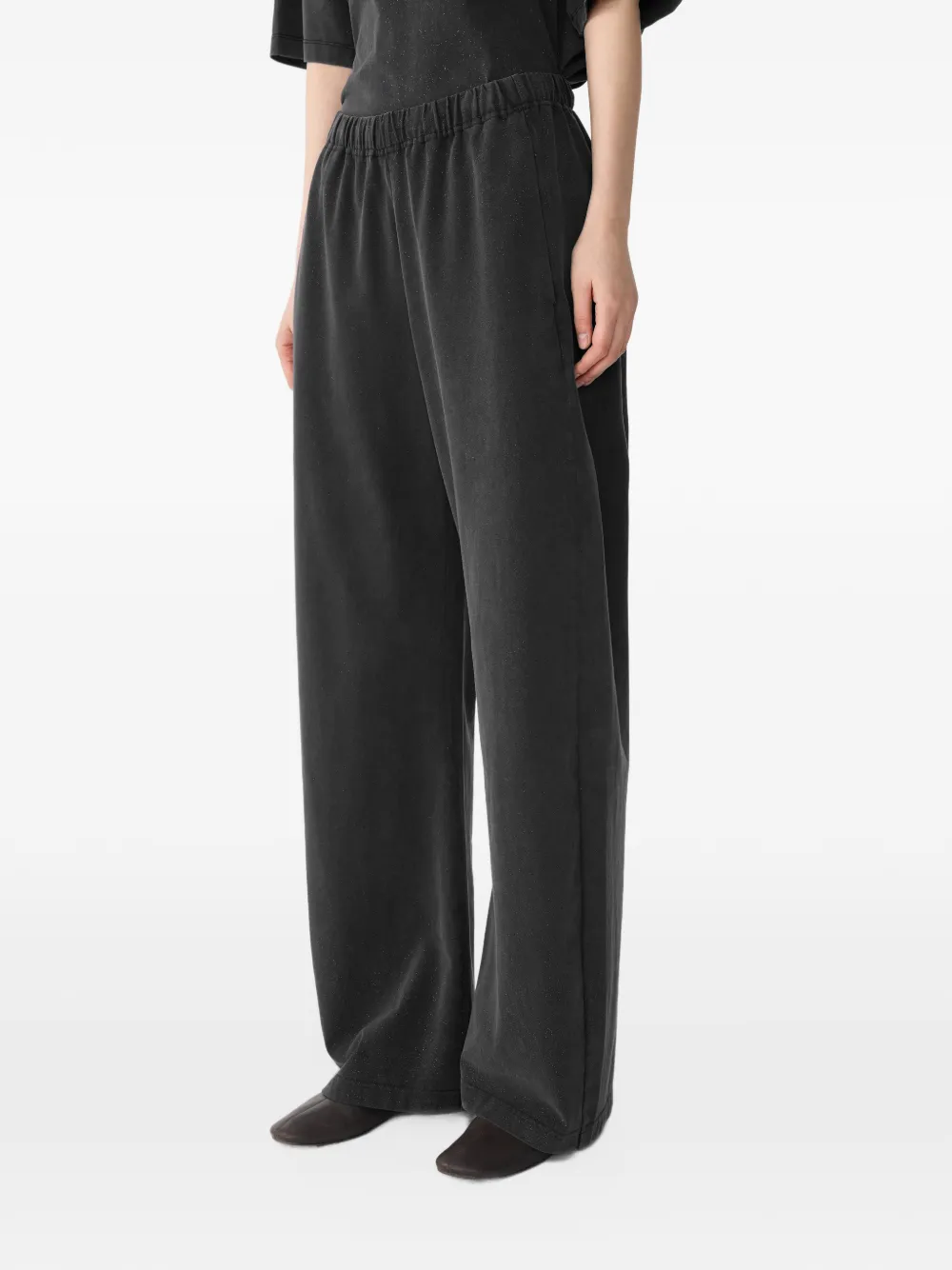 JNBY cotton elasticated track pants - Grigio