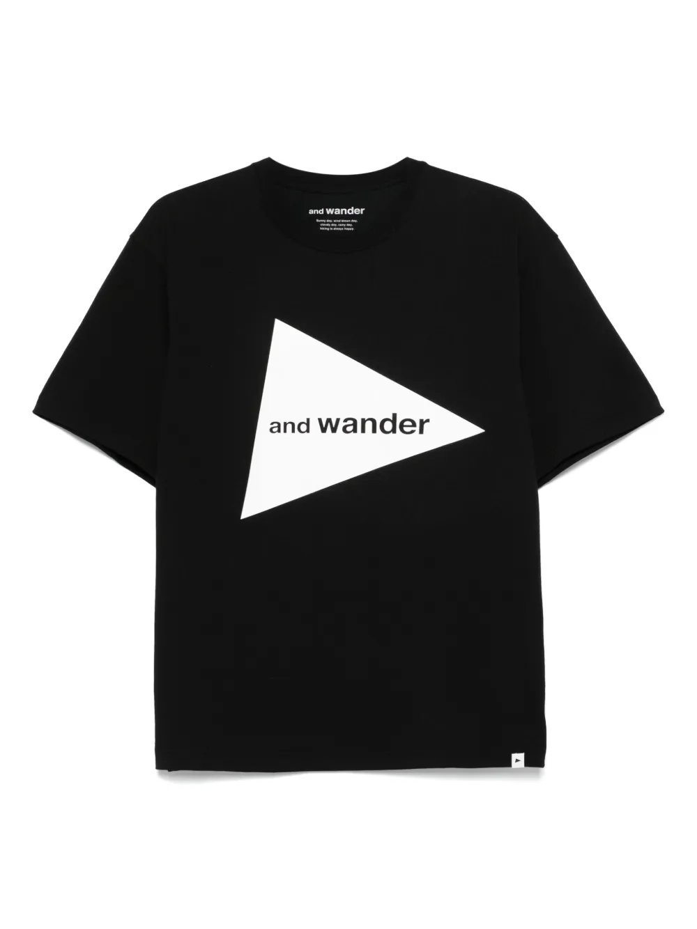 and Wander ロゴ Tシャツ - ブラック and Wander ロゴ Tシャツ - ブラック