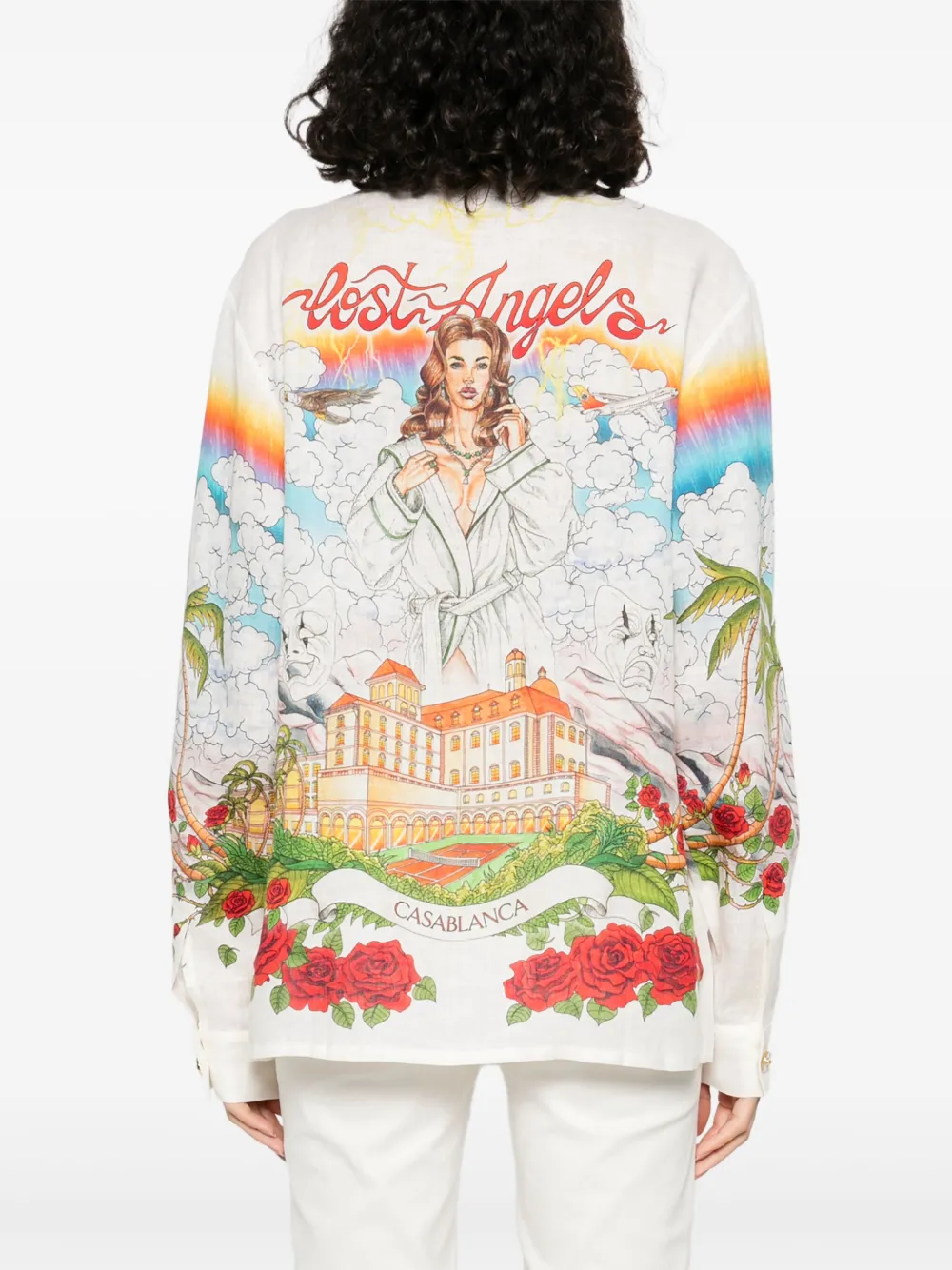 Casablanca Chateau blouse Wit