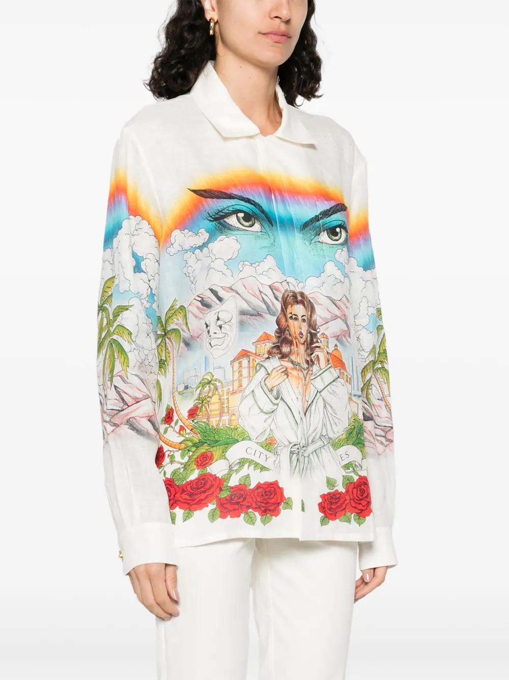 Casablanca Chateau blouse Wit