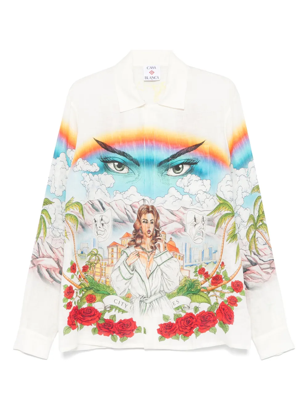 Casablanca Chateau blouse Wit