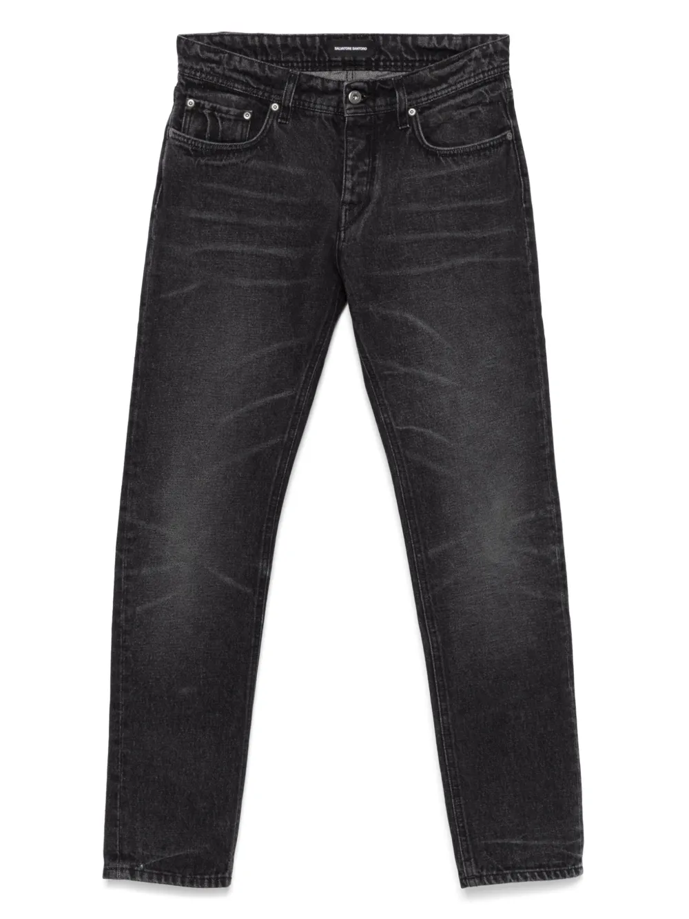 Salvatore Santoro Jeans met vijf zakken Zwart