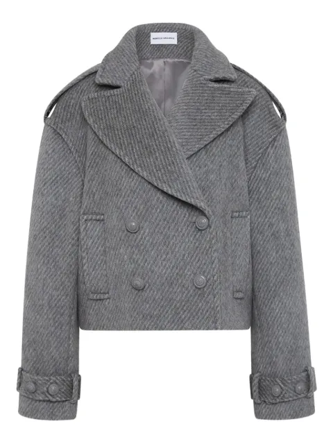 Rebecca Vallance Lani double-breasted cropped coat