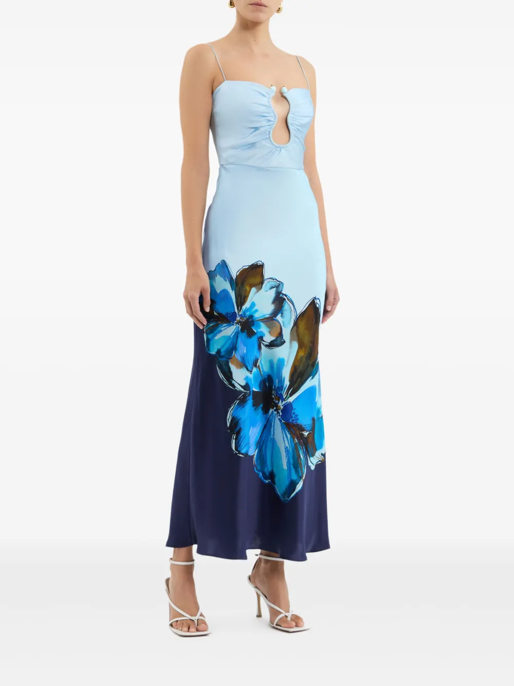 Rebecca Vallance Cyran midi-jurk Blauw