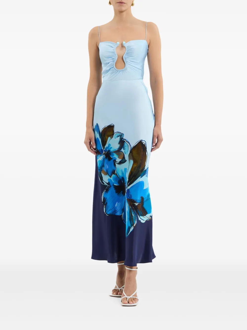Rebecca Vallance Cyran midi-jurk Blauw
