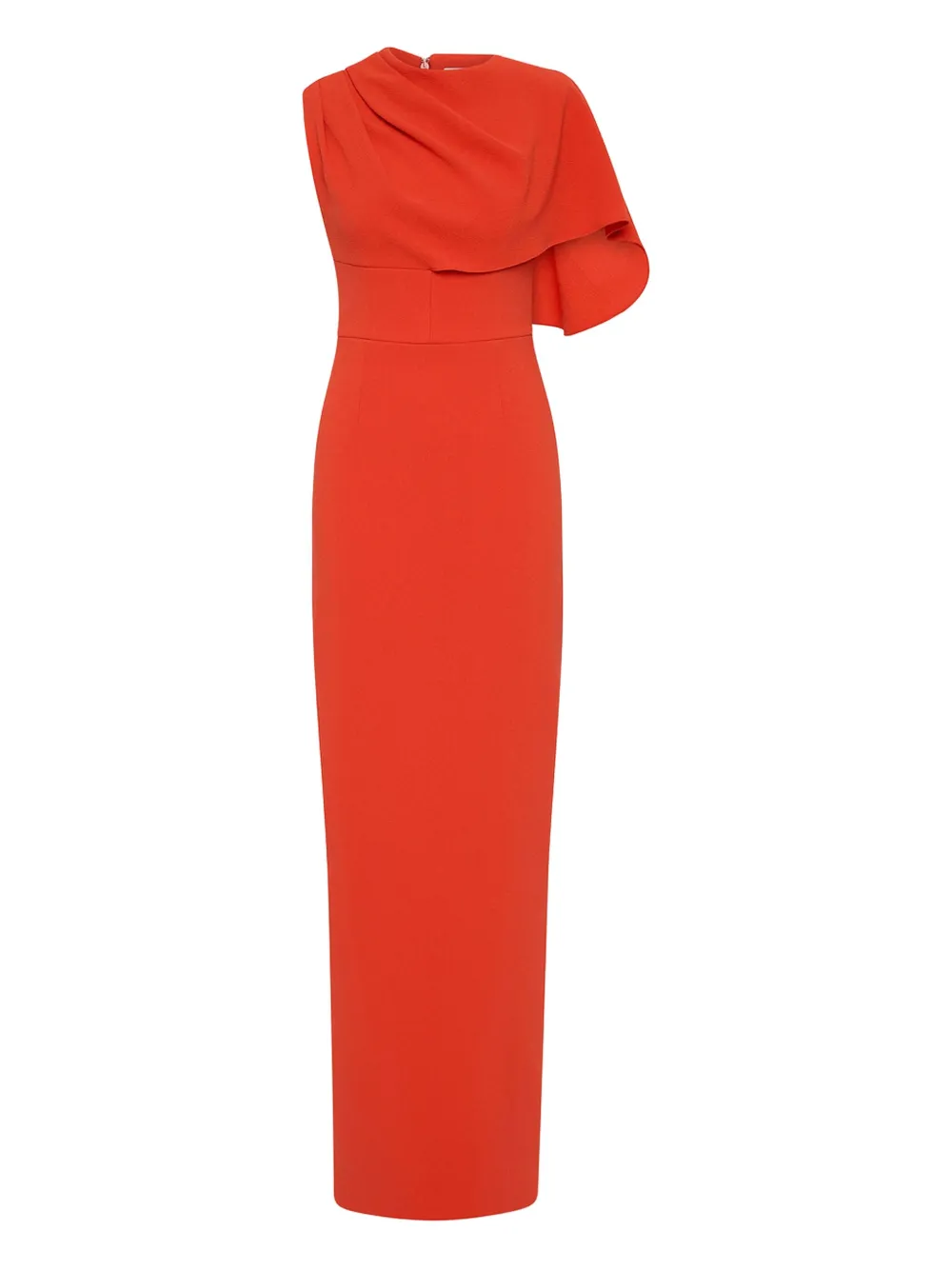 Rebecca Vallance Asymmetrisch gedrapeerde jurk Rood