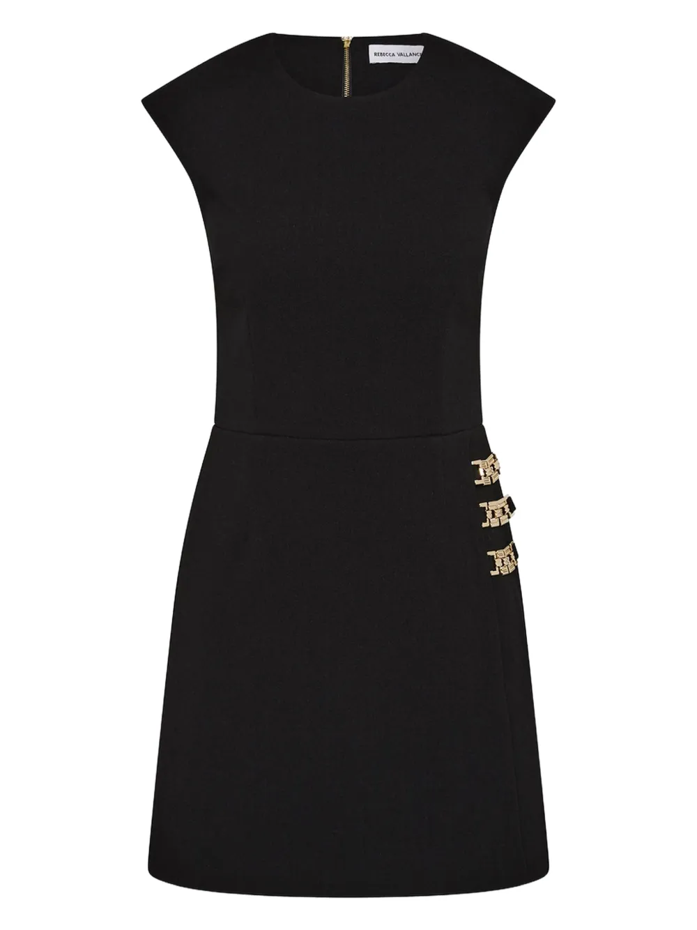 Rebecca Vallance Freyja mini-jurk Zwart