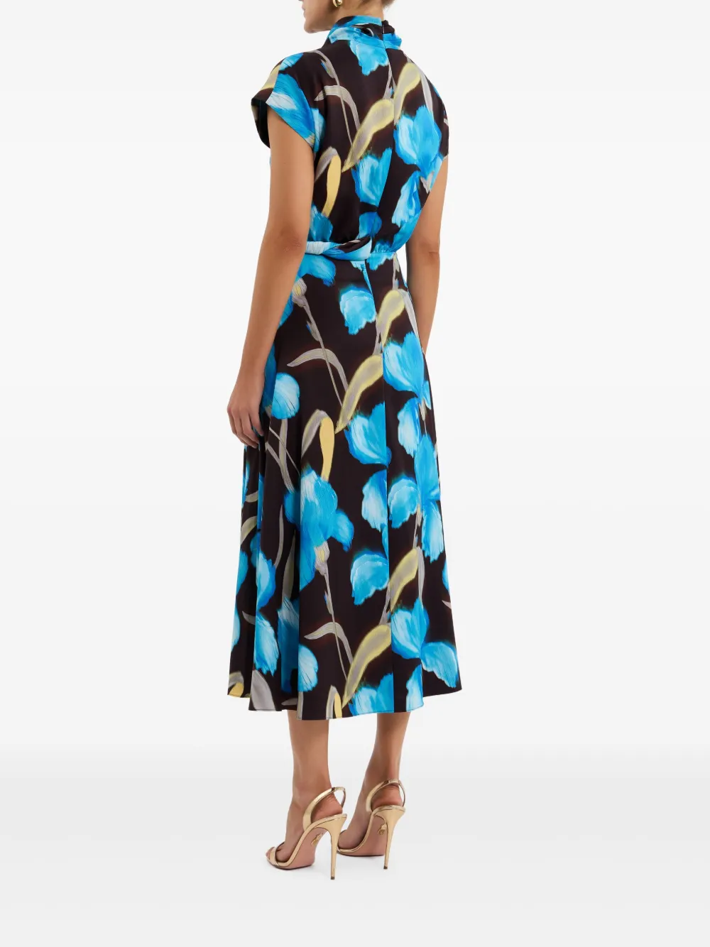 Rebecca Vallance Ingrid midi-jurk Blauw