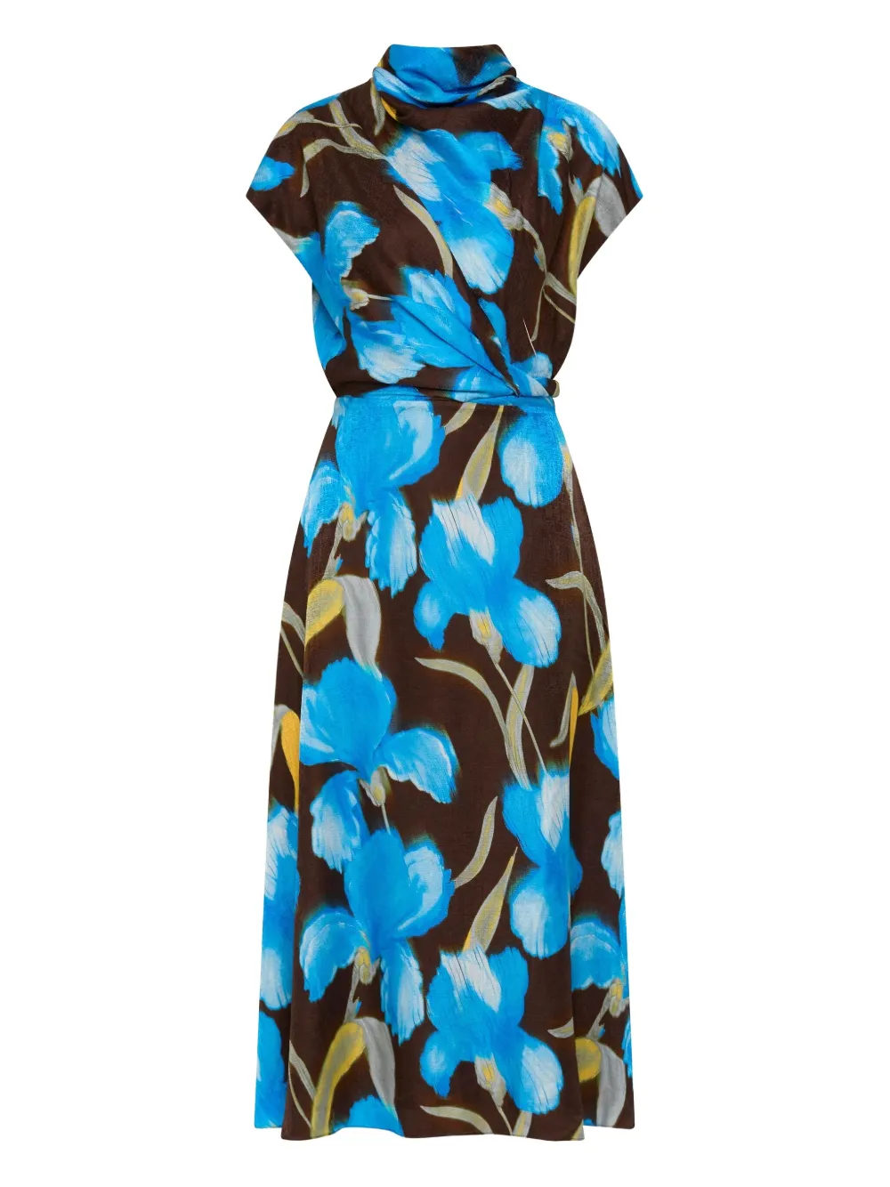 Rebecca Vallance Ingrid midi-jurk Blauw