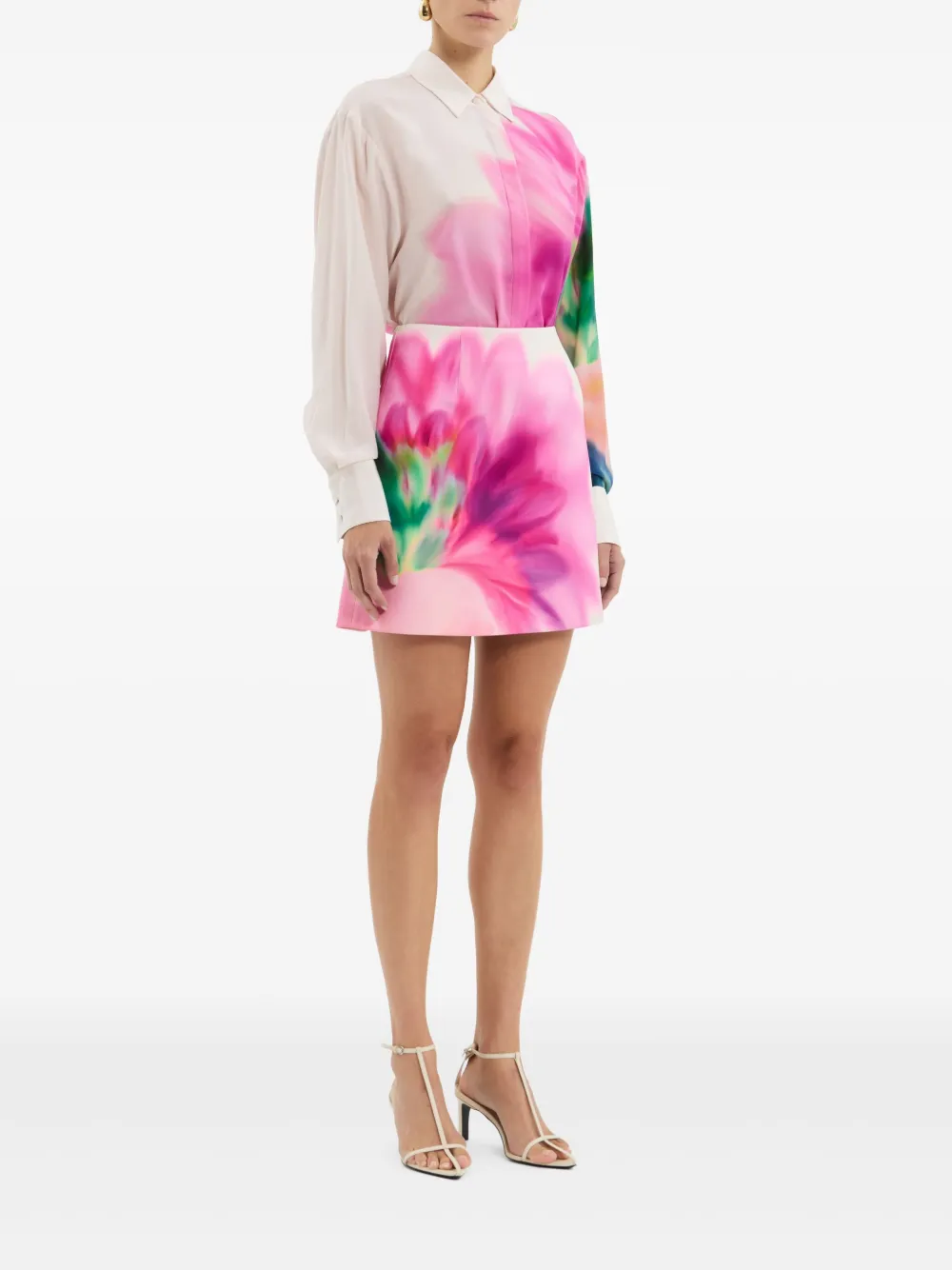 Rebecca Vallance Dahlia Blossom mini-rok Roze