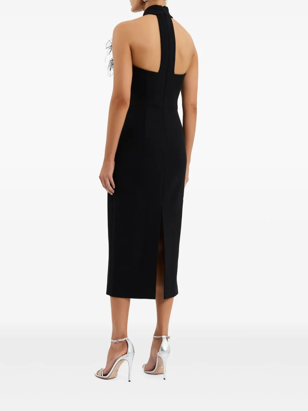 Rebecca Vallance Starlight midi-jurk Zwart