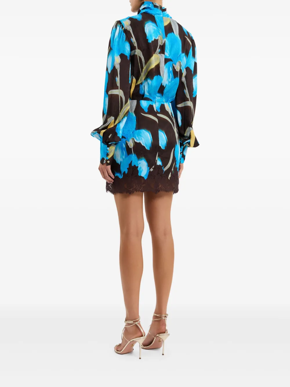 Rebecca Vallance Ingrid mini-jurk Blauw