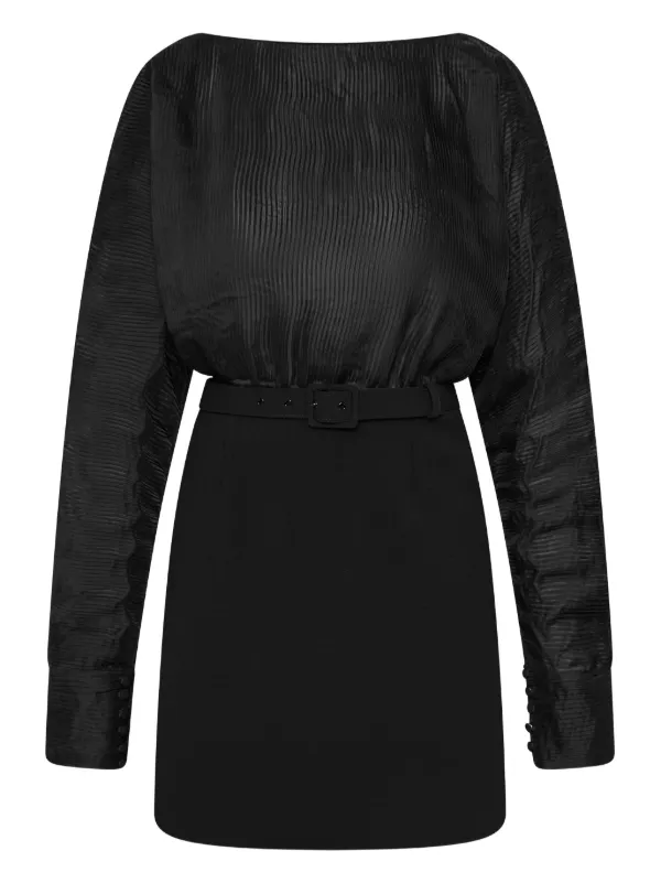 Rebecca Vallance Ursula Mini Dress in Black