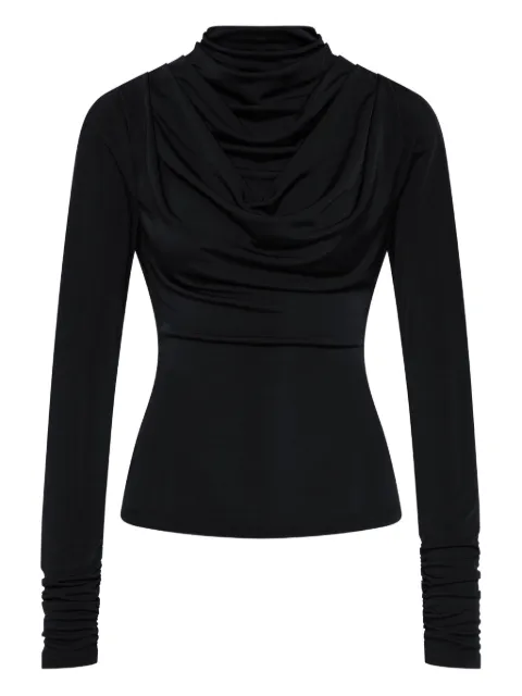 Rebecca Vallance Erin cowl-effect long-sleeve top