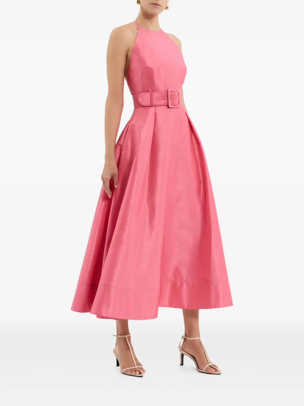 Rebecca Vallance Maple midi-jurk Roze