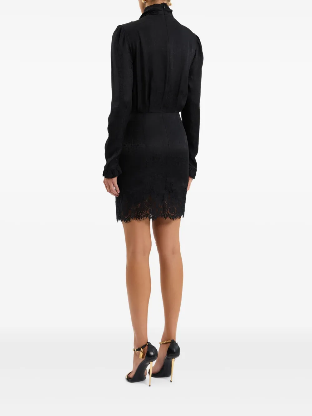 Rebecca Vallance Raven mini-jurk Zwart