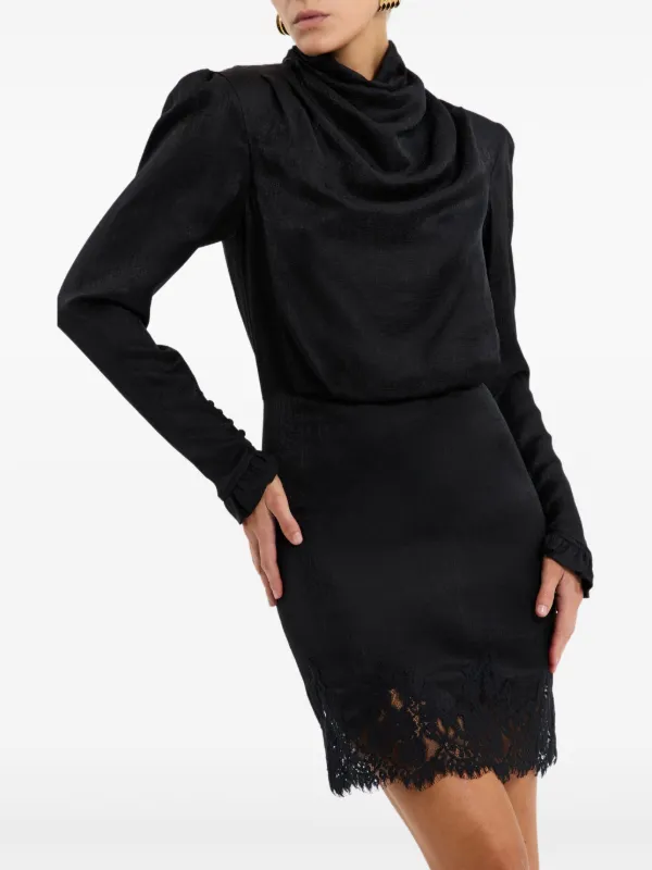 Rebecca Vallance Raven Mini Dress | Black | FARFETCH CA