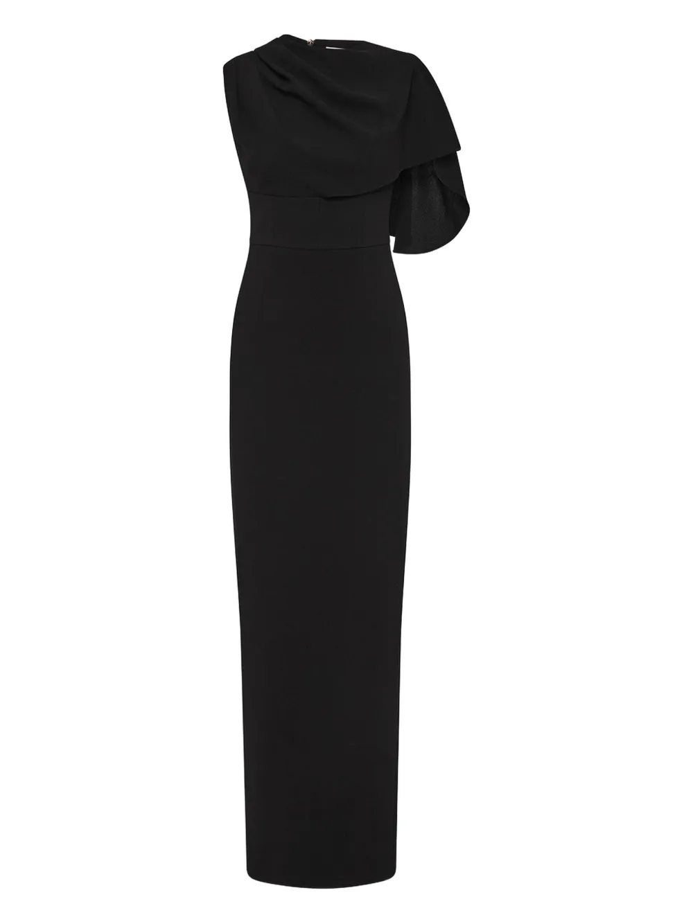 Rebecca Vallance vestido drapeado con diseño asimétrico | negro | Image 1