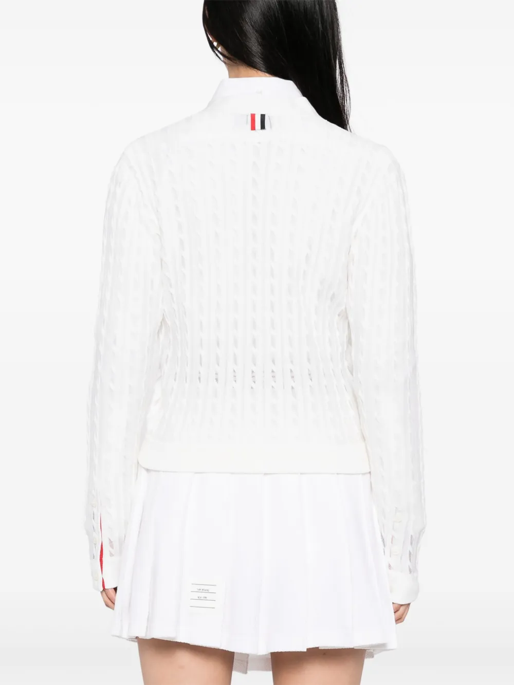 Thom Browne Vest met V-hals Wit