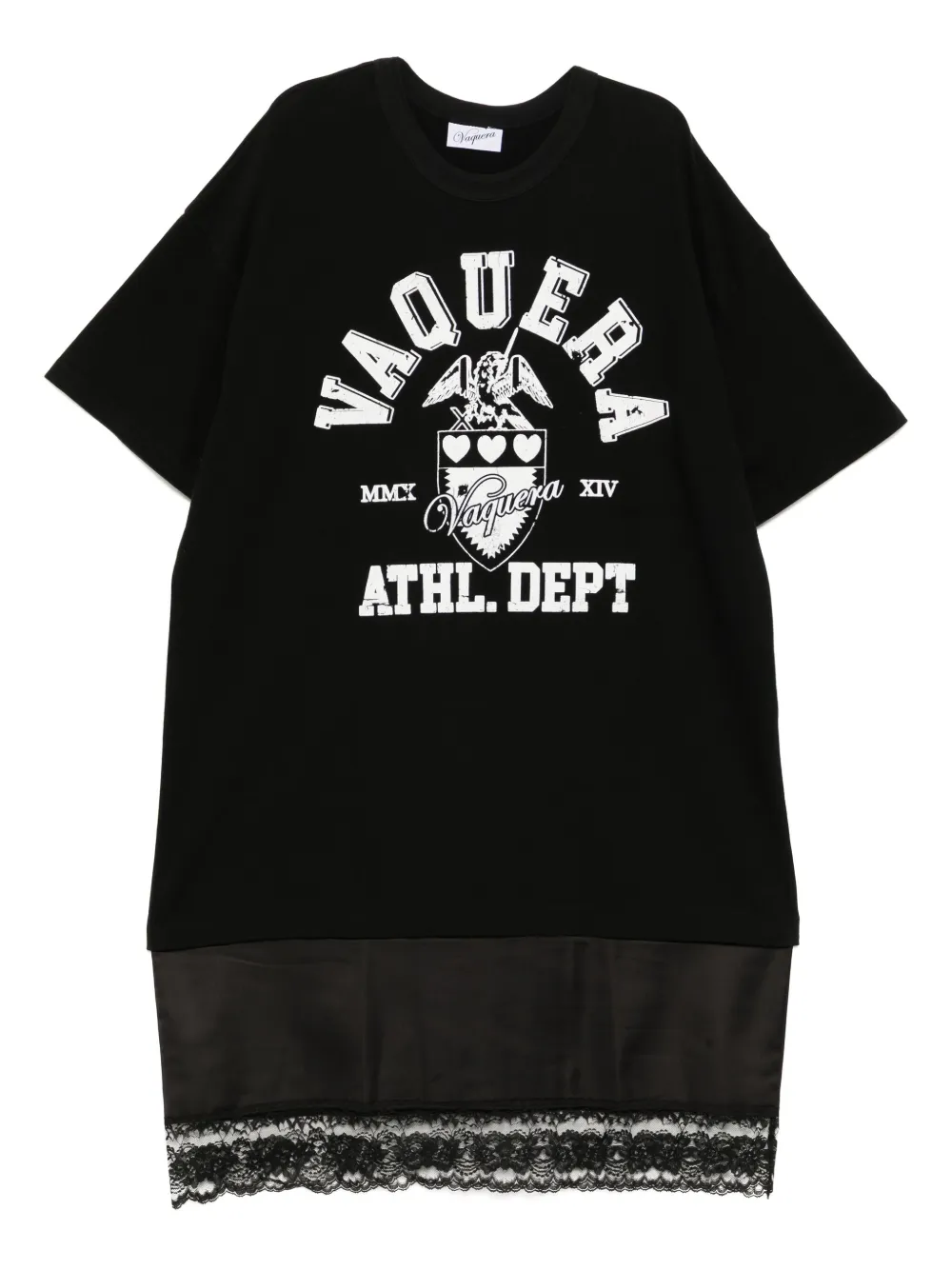 Vaquera Hybrid T-shirtjurk Zwart