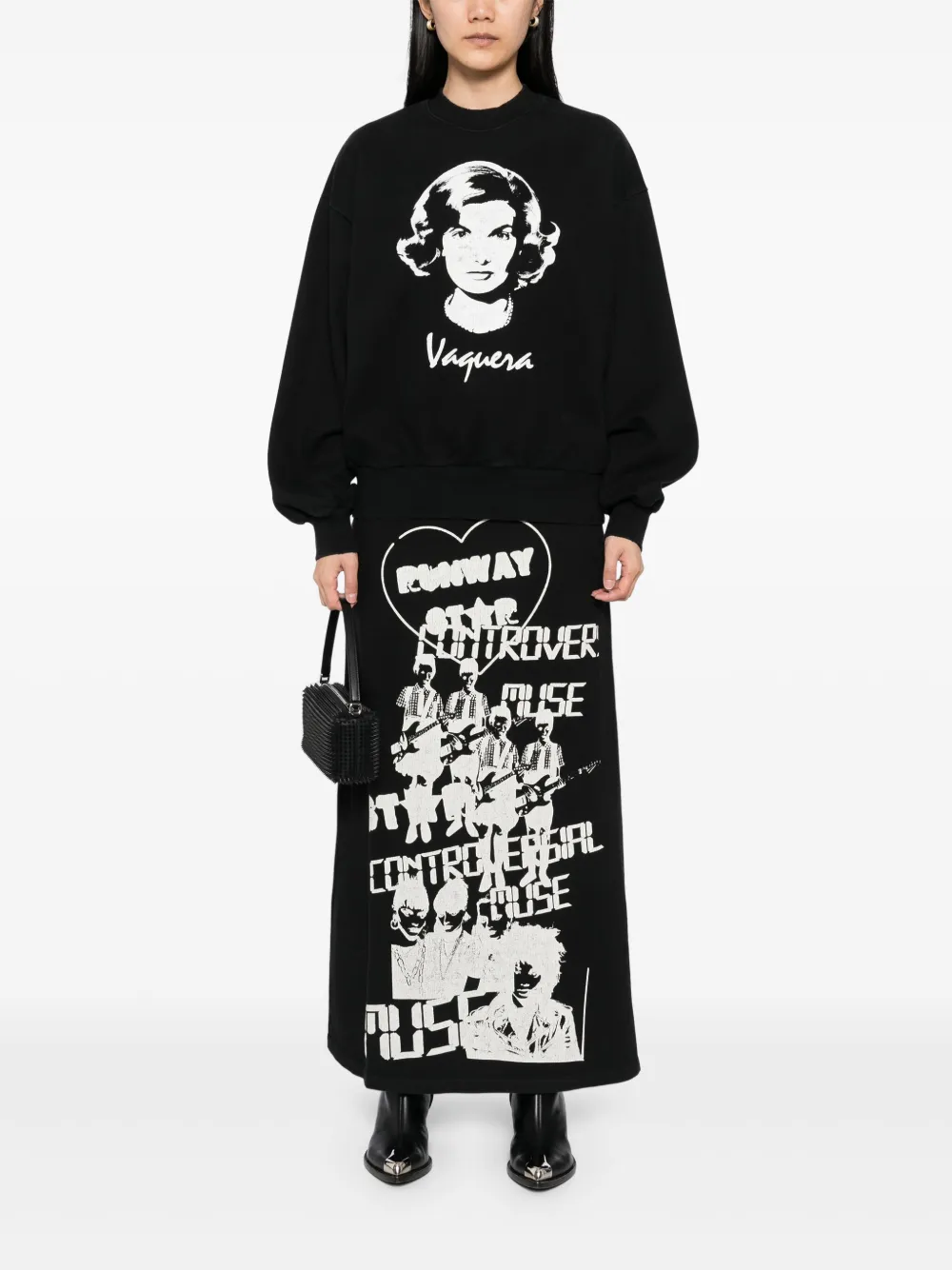 Vaquera sudadera con motivo gráfico | Sudaderas | Image 2