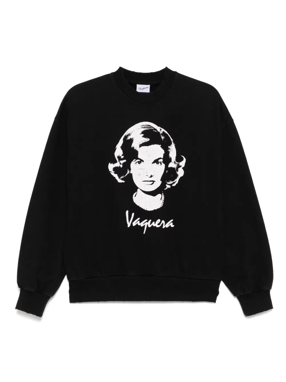 Vaquera sudadera con motivo gráfico | negro | Image 1