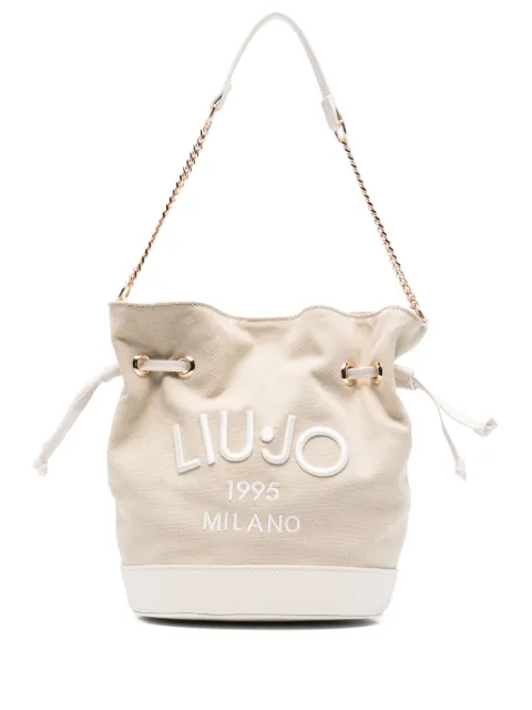 LIU JO bolsa bucket con parche del logo